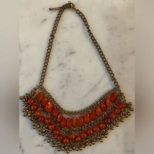 Red Statement Necklace